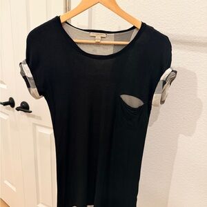 Burberry Black Short Sleeve Tee